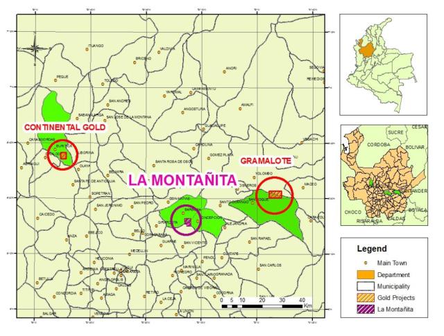La Montanita Map